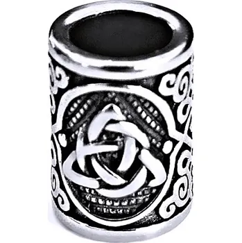 Přívěsek Ocelový korálek - Triquetra / 6 mm / model 01