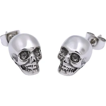 Náušnice Ocelové náušnice - Lebky / Skulls (43694)