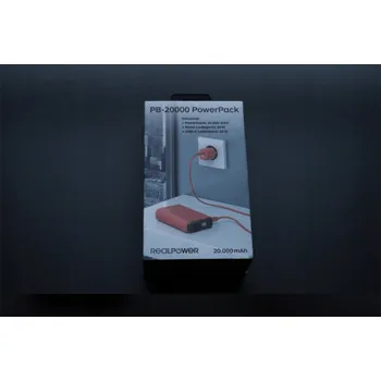 Powerbanka Powerbanka Realpower Powerbanka PB-20000 Set oranžová 20.000mAh