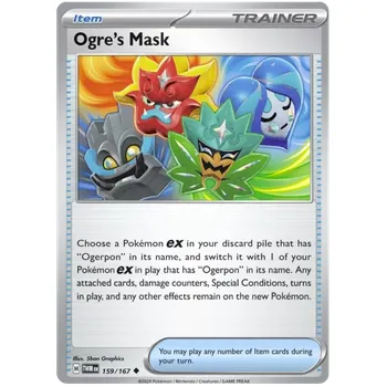 Sběratelská karetní hra Pokémon TCG Ogre´s Mask 159/167
