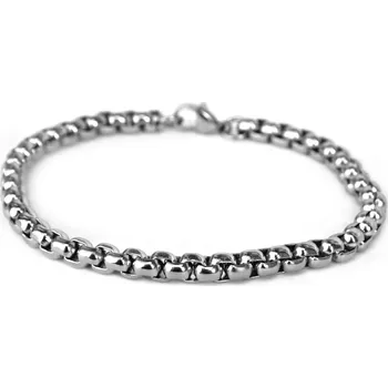 Náramek Ocelový náramek EXEED - Kroužky 6 mm / Rings / lesk (7263)