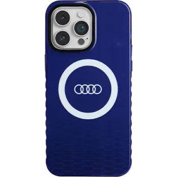 Pouzdro na mobilní telefon Audi Audi IML Big Logo MagSafe Case iPhone 14 Pro Max 6.7 modrý/námořnická modrá pevný obal AU-IMLMIP14PM-Q5/D2-BE