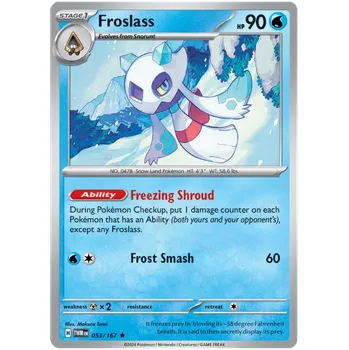 Sběratelská karetní hra Pokémon TCG Froslass 053/167 - Holo