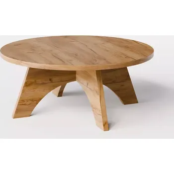 Konferenční stolek Konferenční stolek kulatý BELL Ø68 cm Dub Craft