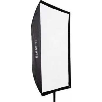 Deštník GlareOne obdélníkový deštník Softbox 80x120cm s difuzorem pro reportérské lampy
