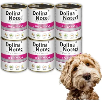 Krmivo pro psa Dolina Noteci Premium Vlhké Krmivo pro Psa S Krůtím Masem 6x400g