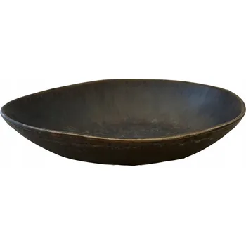 Mísa na pochutiny, uzeniny, vejce, HLUBOKÁ, hnědá šedá keramická 24 cm