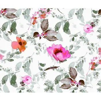 ubrus Voskovaný ubrus s flanelovým podkladem 120x150 cm, vzor 2: květiny