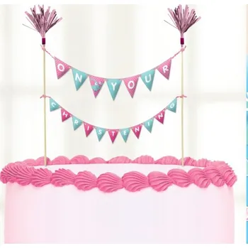 Party dekorace Ozdoba na dort "Křtiny"