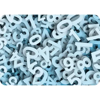 Psací stůl Podložka na psací stůl Numbers 50 x 70 cm