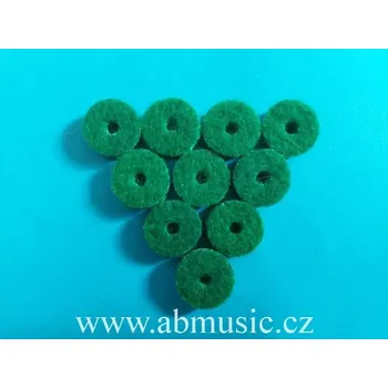 Podložka pod nábytek Zelené filcové podložky pod klávesy piano