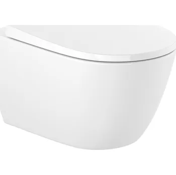 Klozet Závěsná WC mísa Roca Ona se sedátkem s pomalým sklápěním 53x36 cm, vodorovný odpad