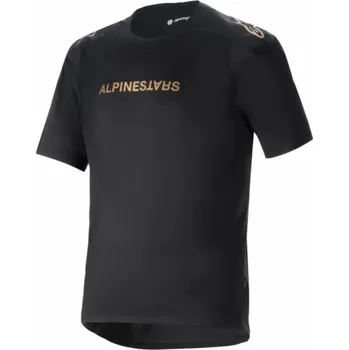 cyklistický dres Alpinestars ALPINESTARS A-ARIA POLARTEC SWITCH SS JERSEY, Černá Velikost: XXL