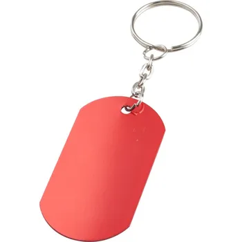 Reklamní Wardim přívěšek na klíče, červená