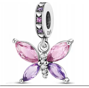 Přívěsek Přívěsek s křišťálovým motýlem stříbro 925
