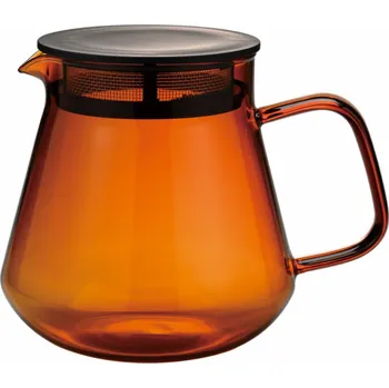 Dripper Hario Hario - Barvy čajový a kávový server - jantarový filtrační server 600 ml