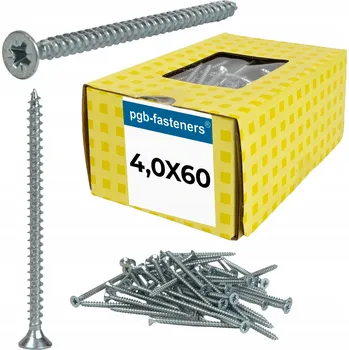 Vrták Šrouby do dřeva PGB POZINK PZ2 4x60 mm - 200 ks