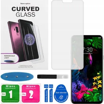 Pouzdro na mobilní telefon SKLO PLNÉ UV 9H KOMPLET LG G8 ThinQ LM-G820 - 144 x 67 mm