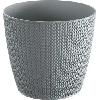 Květináč Wheaty 15.7 šedý kamen