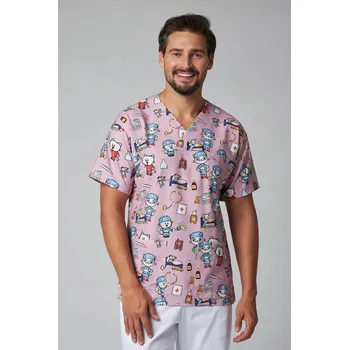 Pánská mikina Vřesová pánská mikina zdravotnická Premium - vzor Kicia Kocia S