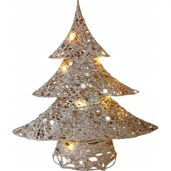 Vánoční dekorace VÁNOČNÍ STROMEK LED OZDOBY DÁREK K VÁNOCŮM 30 cm