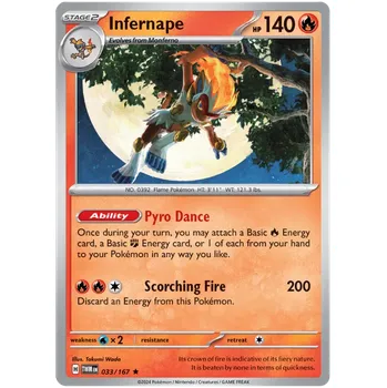 Sběratelská karetní hra Pokémon TCG Infernape 033/167 - Holo