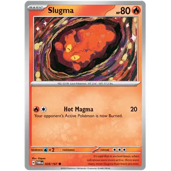 Sběratelská karetní hra Pokémon TCG Slugma 028/167 - Reverse Holo