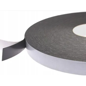 Lepicí páska 6mm/50m OBOUSTRANNÁ PĚNOVÁ PÁSKA ČERNÁ pro rolety, zrcadla, lišty - SILNÁ