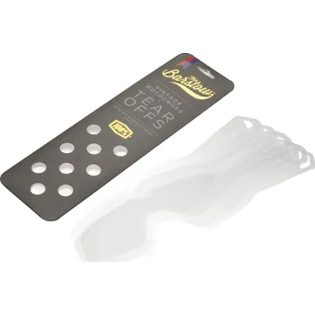 Motocyklové brýle Strhávací slídy plexi pro brýle BARSTOW, 100% (20 vrstev v balení, čiré)