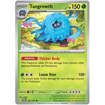 Sběratelská karetní hra Pokémon TCG Tangrowth 002/167