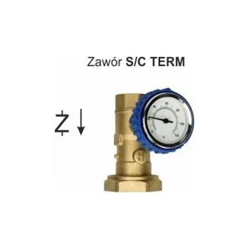 Ventil Womix Pump kulový kohout S/C TERM 1 s litinovou maticí G 1 1/2, těsnění EPDMWomix