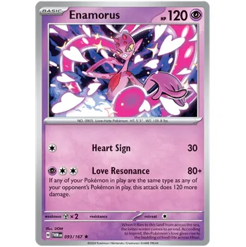Sběratelská karetní hra Pokémon TCG Enamorus 093/167 - Holo