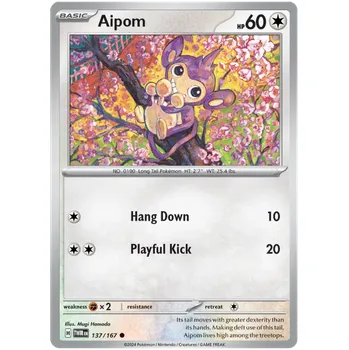 Sběratelská karetní hra Pokémon TCG Aipom 137/167