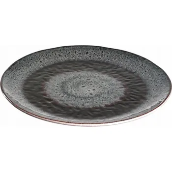 Talíř Leonardo Plochý talíř 23cm šedý 6 ks. HMOTA