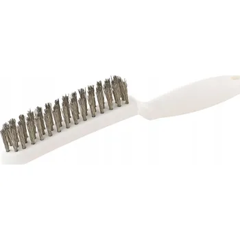 Drátěný kartáč Drátěný kartáč s plastovou rukojetí, nerezový, vlnitý