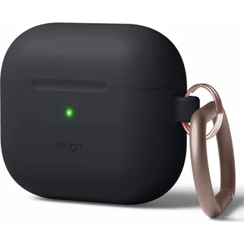 Příslušenství pro sluchátka Elago Hang silikonové ochranné pouzdro pro AirPods 3 černé