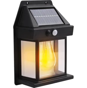 Venkovní osvětlení Solární lampa LED fasádní Nástěnné solární svítidlo se senzorem Filament