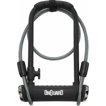 Zámek na kolo OnGuard ONGUARD PitBull DT X-SERIES 8005 U-LOCK zámek na kolo - 14mm 115mm 230mm - 5x Klíče s kódem + kabel 10mm 120cm