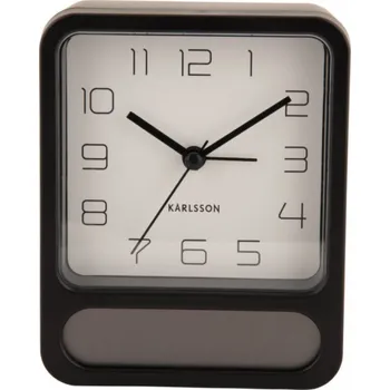 Budík Karlsson budík s teploměrem a vlhkoměrem DOU