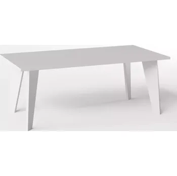 Jídelní stůl Obdélníkový stůl KOLM 138 x 80 x 75 cm šedý