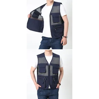 Pánská softshellová bunda Pánská vesta DIMU270 Barva: Tmavě Modrá, Velikost: M