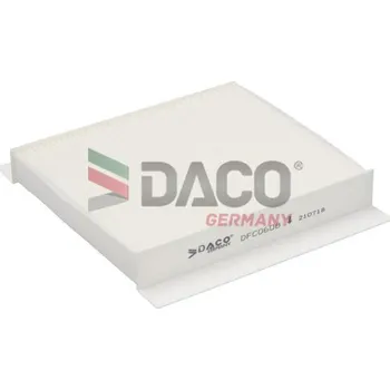 Ventilátor topení a klimatizace Kabinový filtr DACO DFC0608
