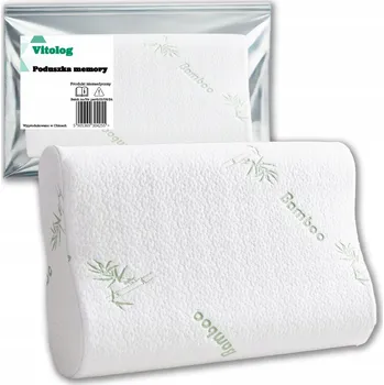 Polštář Ergonomický profilovaný Polštář pro spaní na boku z paměťové pěny VELKÝ 30 x 50 cm