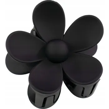 Sponka do vlasů skřipec květina KVĚT do vlasů černá HAVJSKÁ