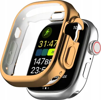 Pouzdro na mobilní telefon POUZDRO POUZDRO NÁRAZNÍK KRYT OBRAZOVKY 2V1 PRO APPLE WATCH ULTRA 49MM 1 2