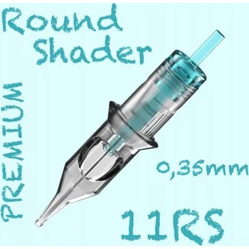 Tetování 11RS PREMIUM CARTRIDGE 0,35MM ROUND SHADER 1KS N5
