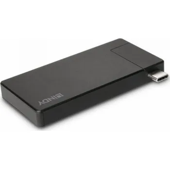 USB hub USB HUB Lindy USB HUB LINDY 43336 Černý