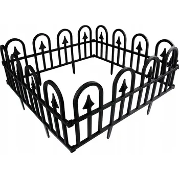 Květináč Plast Zahradní lem 230 cm x 30 cm černý