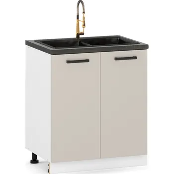 Kuchyňská skříňka Stojící kuchyňská skříňka pod dřez 80 cm kašmír