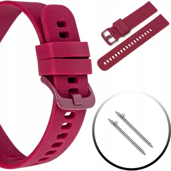 Řemínek na hodinky Univerzální červený řemínek Polax 20 mm